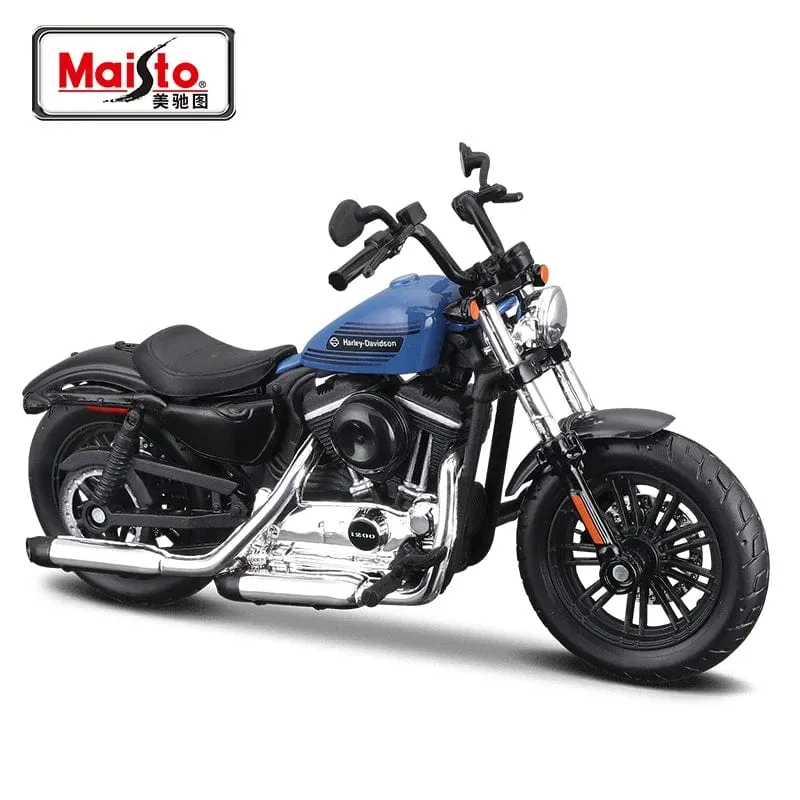 Maisto 1:18 Harley Davidson 2022 Fat Bob 114 Druckgussfahrzeuge Sammlerstücke Hobbies Motorrad Modell Spielzeug