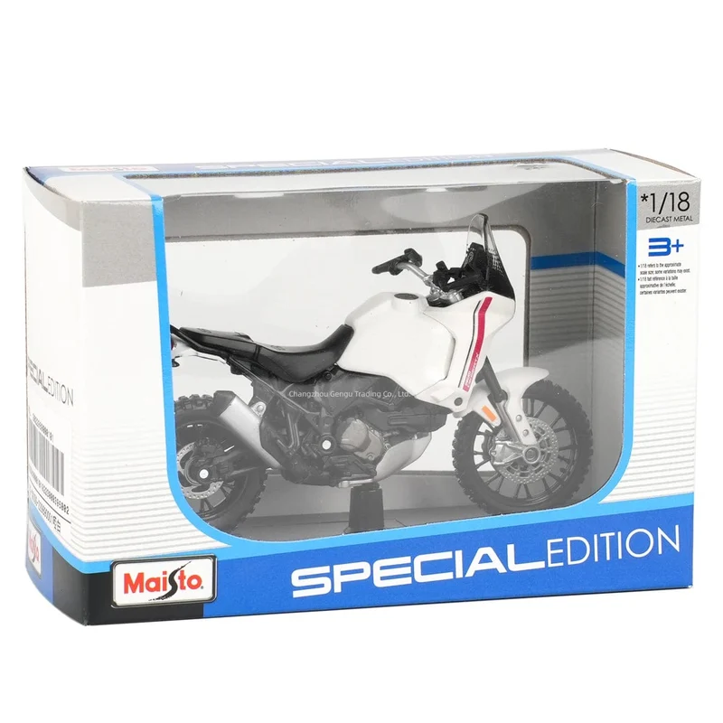 Maisto 1:18 Ducati Desert X Monster Panigale V4 S Corse Statische Druckgussfahrzeuge Sammlerstücke Hobbies Motorrad Modell Spielzeug