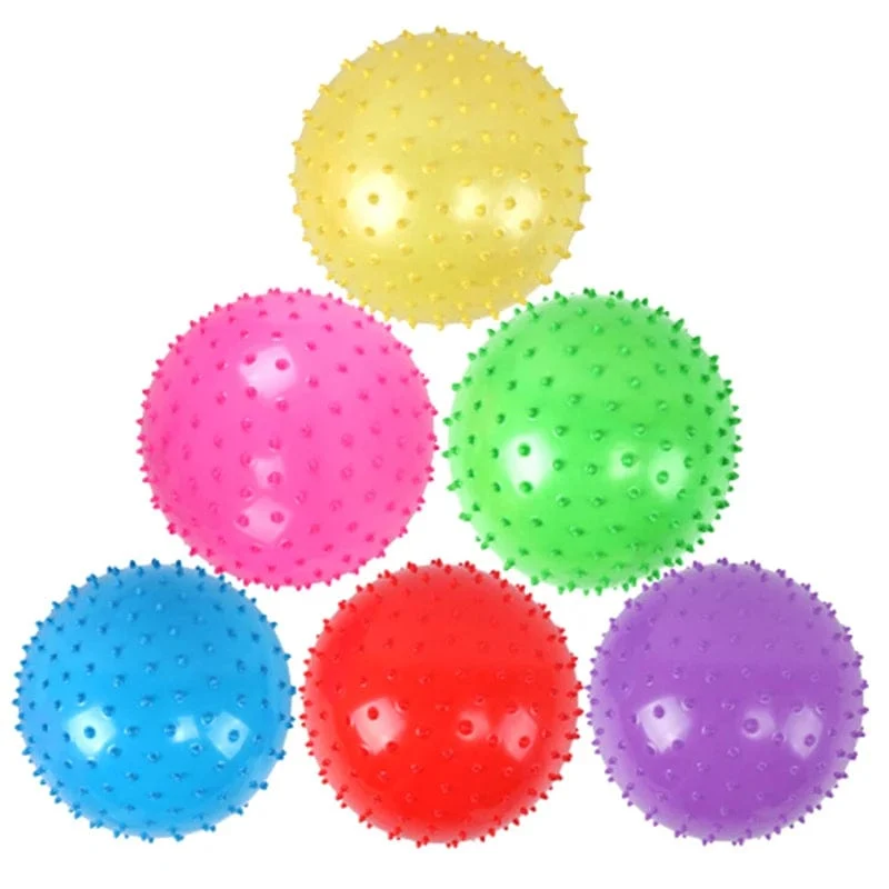3Pcs 16cm Interaktive Spiele Kinder Aufblasbare Ball Gummi Spielzeug Baby Cartoon Dorn Großen Ballon Entwicklungs Kinder Ball Spielzeug