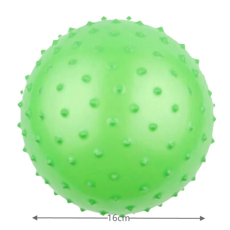 3Pcs 16cm Interaktive Spiele Kinder Aufblasbare Ball Gummi Spielzeug Baby Cartoon Dorn Großen Ballon Entwicklungs Kinder Ball Spielzeug