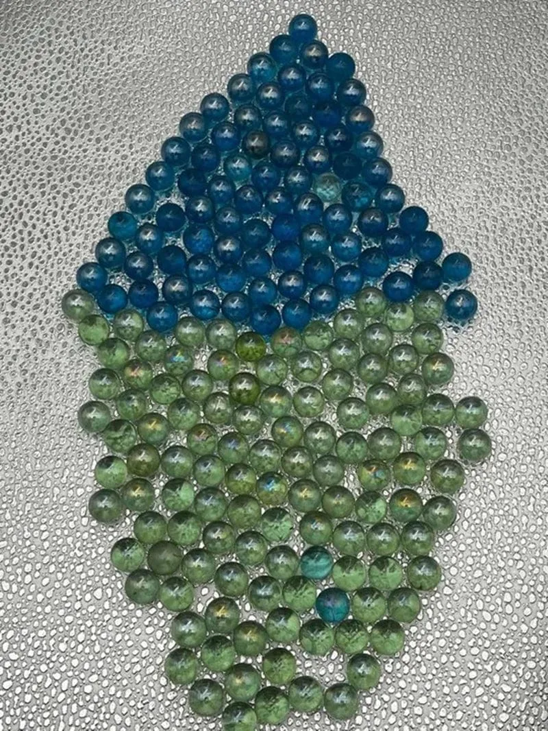50/100 Stück 14 mm Glasmurmeln, Kugeln, Charms, transparent, Flipperautomat, Heimdekoration für Aquarium, Vase, Aquarium, Spielzeug für Kinder