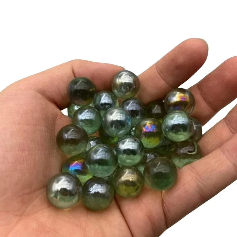 50/100 Stück 14 mm Glasmurmeln, Kugeln, Charms, transparent, Flipperautomat, Heimdekoration für Aquarium, Vase, Aquarium, Spielzeug für Kinder