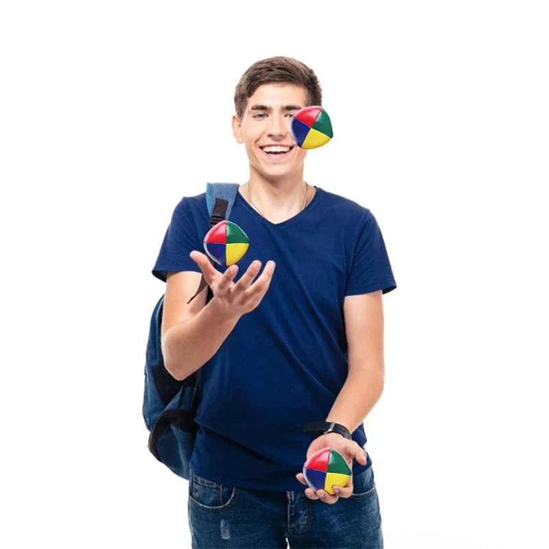 Jonglierbälle für Kinder Erwachsene Hand-Augen-Koordination Zappelspielzeug Sensorisches Sandsackspiel Pelota Antiestres Sport Unterhaltung