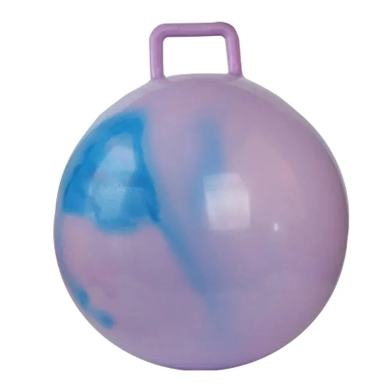 18-Zoll-Hopper-Ball mit Griff, springender Ball, Marmor-Hüpfbälle, Hüpfspielzeug, aufblasbarer Hop-Ball, Sprungball für Jungen und Mädchen