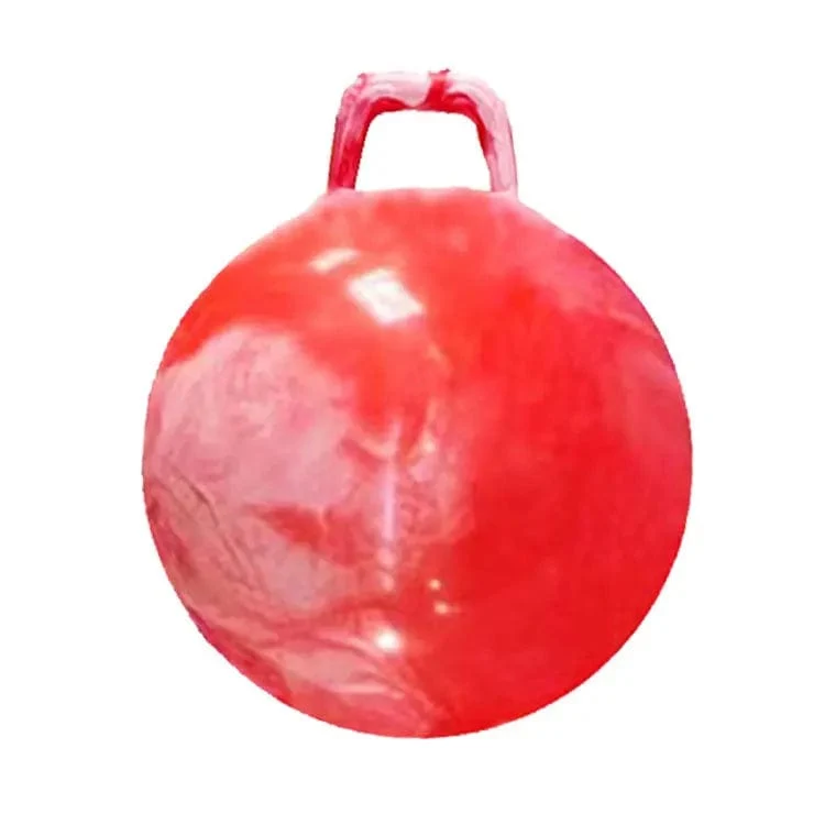 18-Zoll-Hopper-Ball mit Griff, springender Ball, Marmor-Hüpfbälle, Hüpfspielzeug, aufblasbarer Hop-Ball, Sprungball für Jungen und Mädchen
