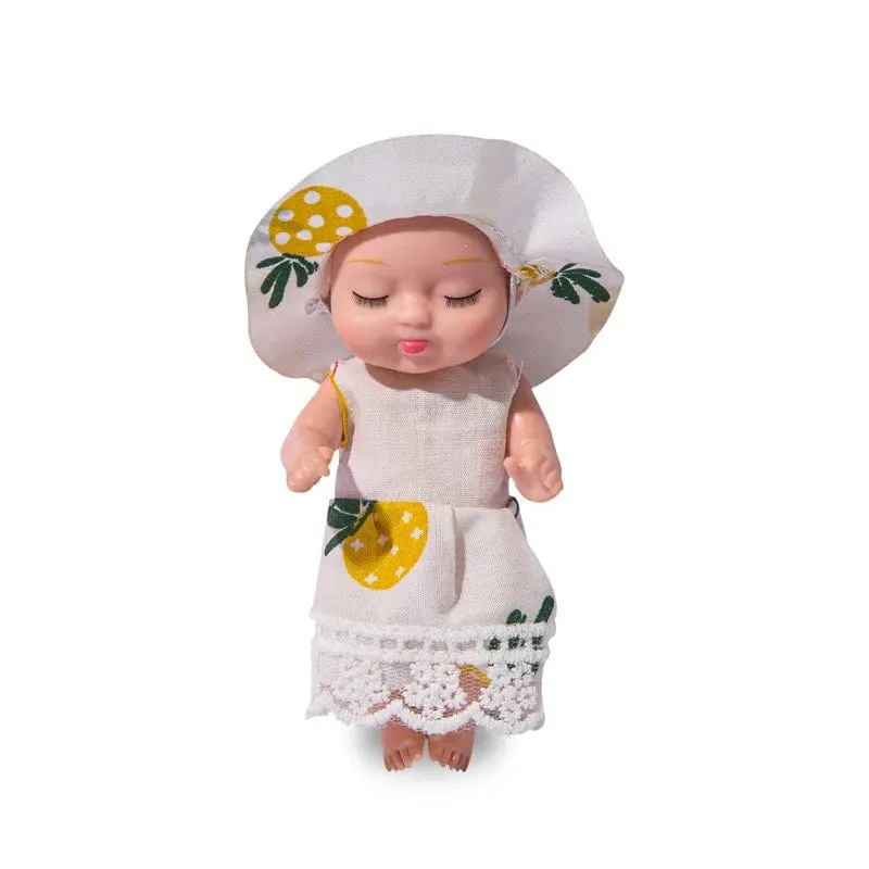 Neue Mode 11 cm Simulation Wiedergeburt Puppen Spielzeug Mini süße schlafende Baby Serie Puppe Cartoon Tier Spielzeug für Kinder Geburtstagsgeschenk