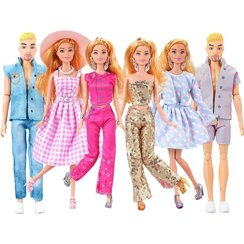 30cm männliche/weibliche Puppe voller Satz 1/6 Bjd Ken Puppe mit Kleidung Mädchen Dress Up Spielzeug Geschenke