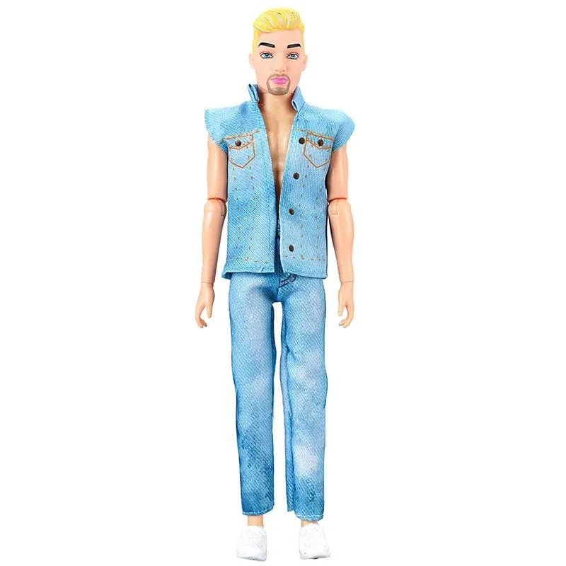 30cm männliche/weibliche Puppe voller Satz 1/6 Bjd Ken Puppe mit Kleidung Mädchen Dress Up Spielzeug Geschenke