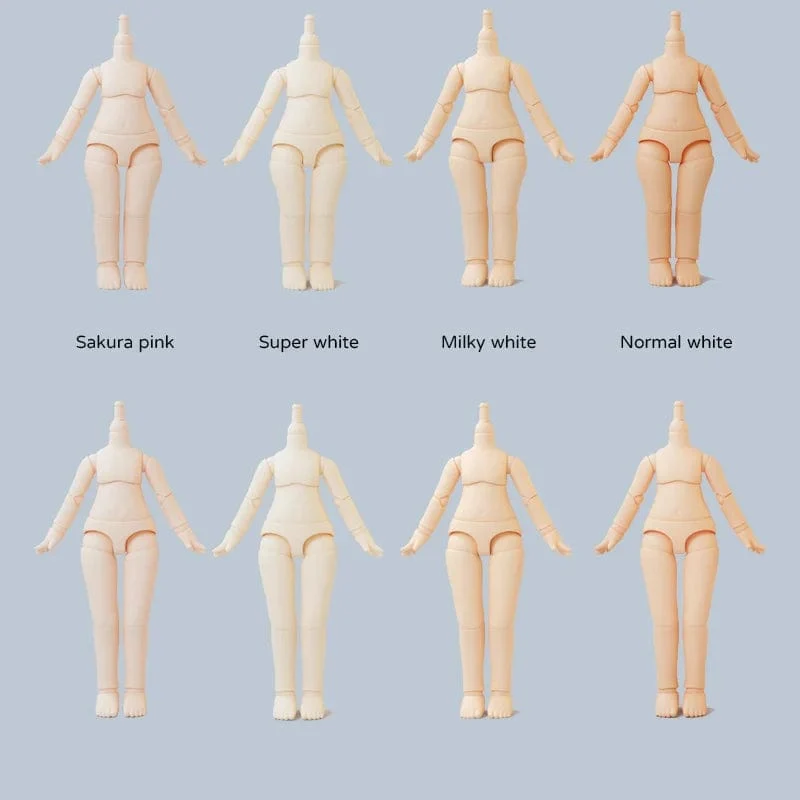 YmY Ob11 Puppenkörper für Gsc-Kopf 1/12 bjd Obitsu 11 Repories Gelenkhand Nendoroid Spielzeug Zubehör kann ersetzt werden