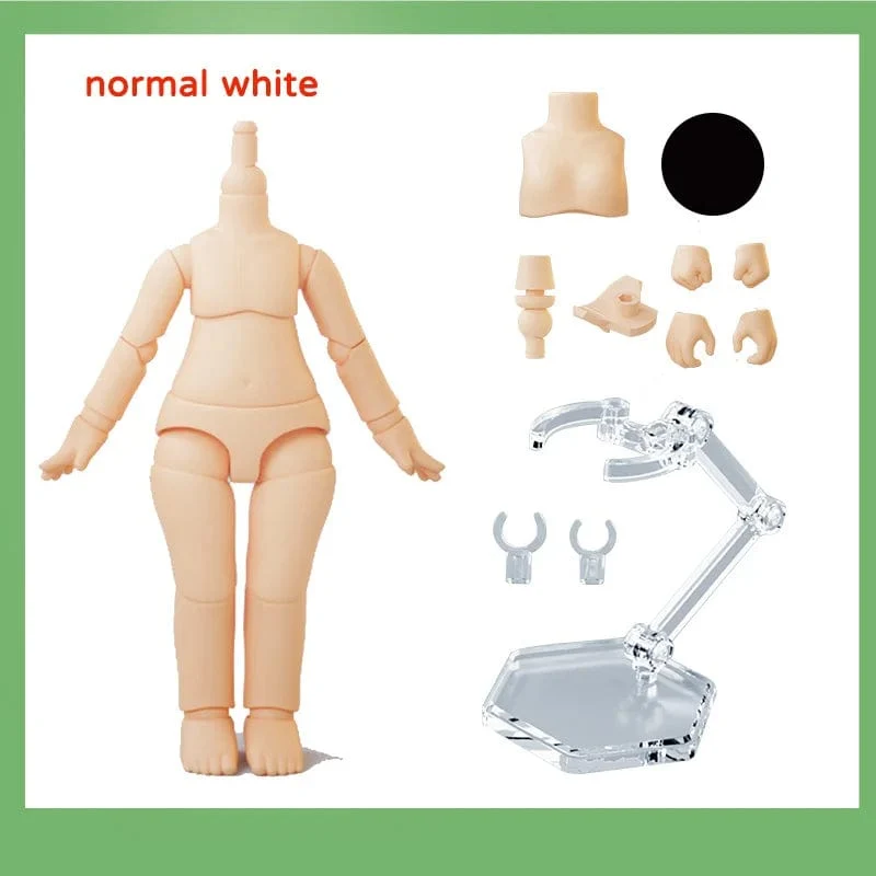YmY Ob11 Puppenkörper für Gsc-Kopf 1/12 bjd Obitsu 11 Repories Gelenkhand Nendoroid Spielzeug Zubehör kann ersetzt werden