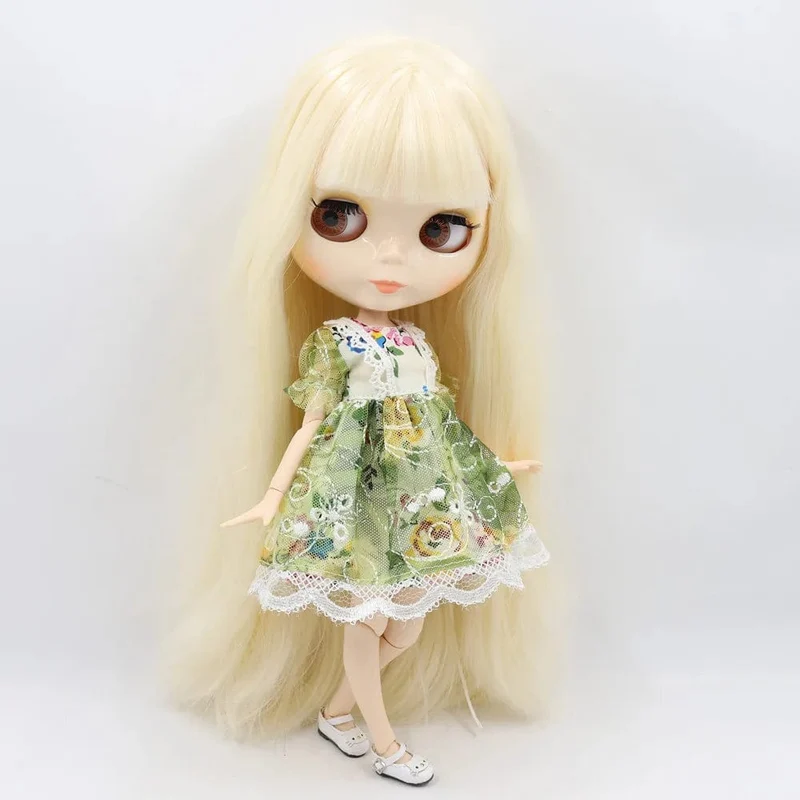 ICY DBS Blyth puppe 1/6 BJD Angepasst nude joint körper mit weiß haut, glänzend gesicht, blau hintergrund ist matte gesicht mädchen geschenk, spielzeug