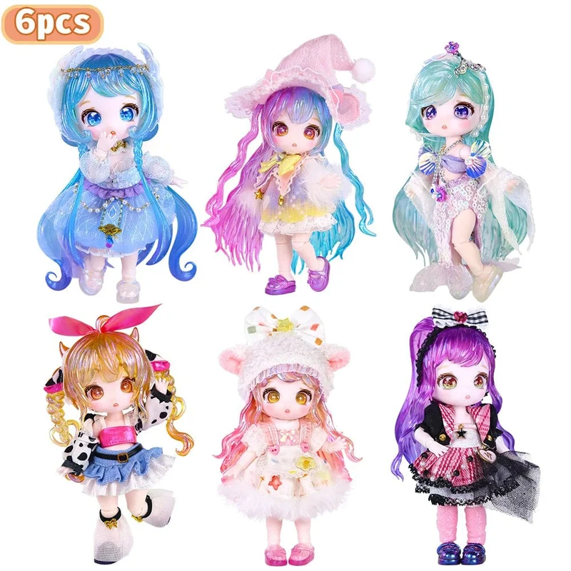 DBS Dream Fairy BJD OB11 Puppe MAYTREE 13 Kugelgelenke der Hauptkonstellationsserie süßer Tiersammler freistehend SD