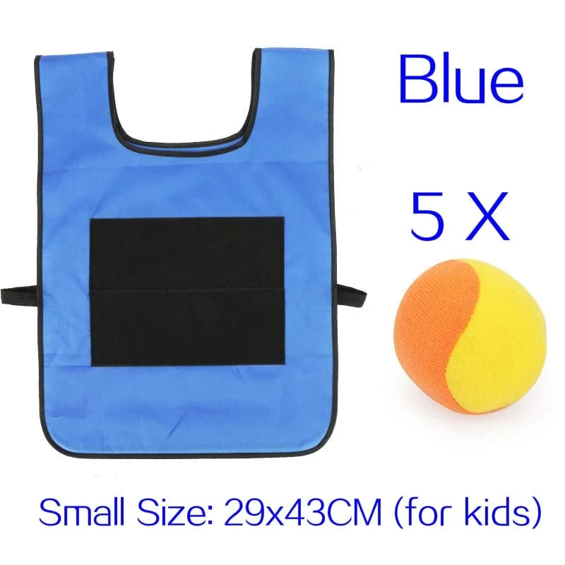 Outdoor Sport Spiel Requisiten Weste Klebrige Jersey Weste Spielweste Weste Mit Sticky Ball Werfen Spielzeug Für Kinder Kinder Sport Spielzeug