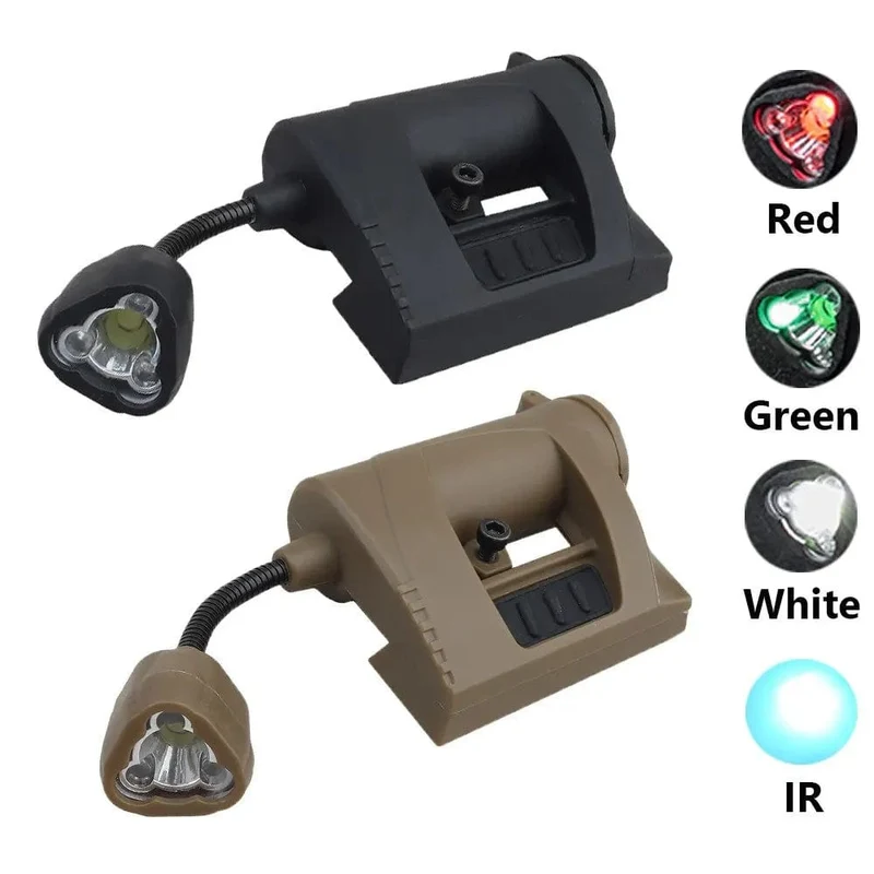 Taktische Helm Licht MPLS CHARGE 4 Modus Grün Rot IR Laser Helm Lampe Energiesparende Jagd Airsoft Militär Helm Taschenlampe