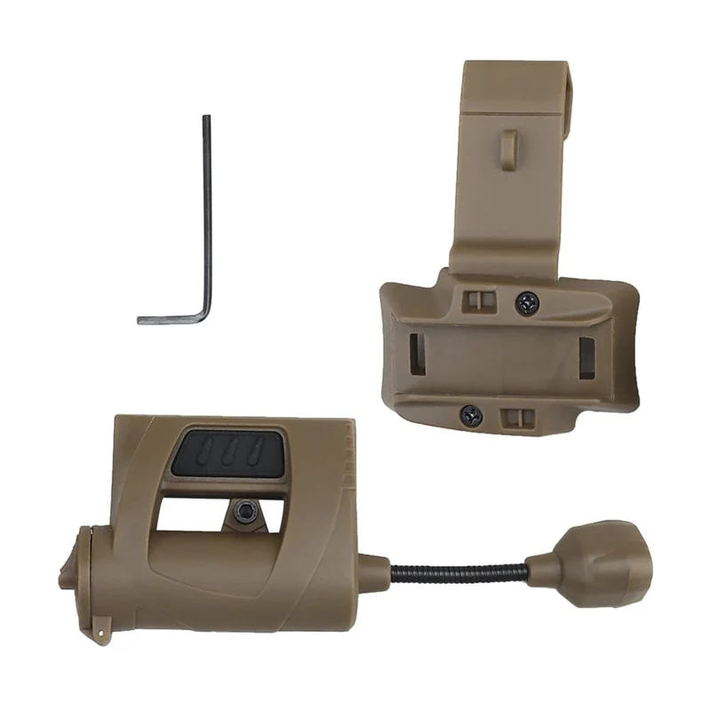 Taktische Helm Licht MPLS CHARGE 4 Modus Grün Rot IR Laser Helm Lampe Energiesparende Jagd Airsoft Militär Helm Taschenlampe