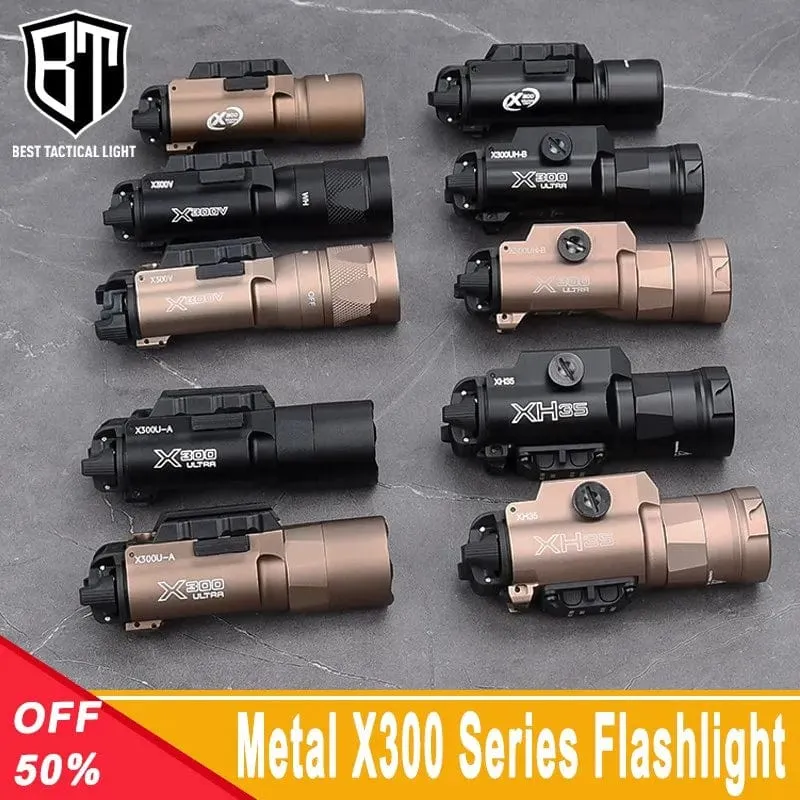 WADSN Metall Taktische X300U X300 Ultra XH35 X300UH-B Pistole Licht Jagd Scout Strobe Taschenlampe Zubehör Fit 20mm Schiene