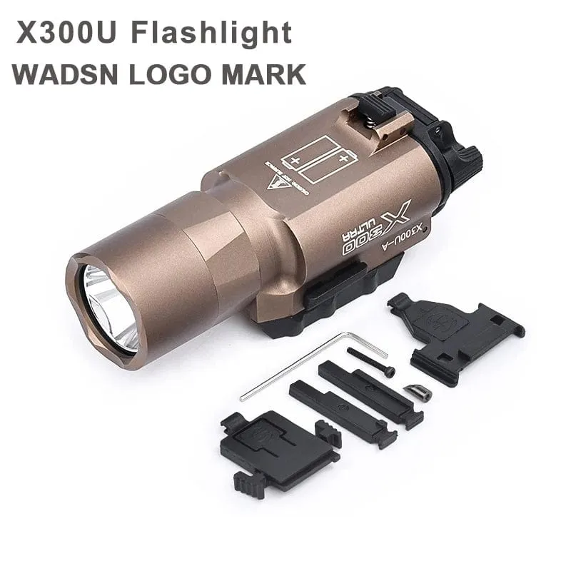 WADSN Metall Taktische X300U X300 Ultra XH35 X300UH-B Pistole Licht Jagd Scout Strobe Taschenlampe Zubehör Fit 20mm Schiene