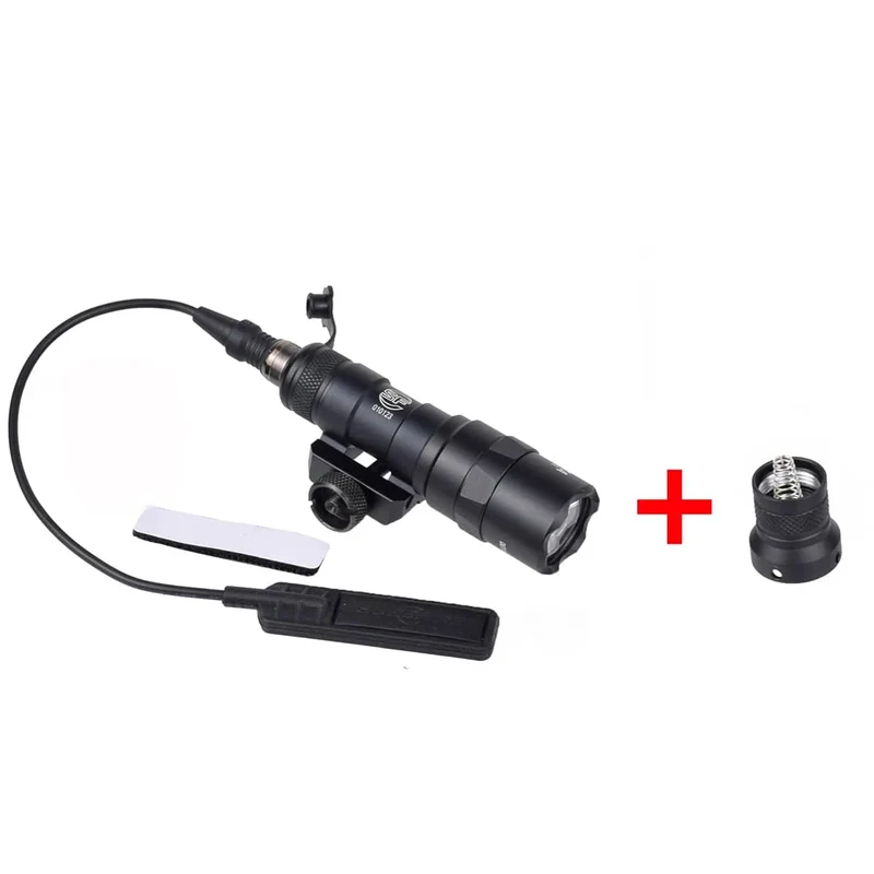 Taktische SureFire M300 M300B M300C Airsoft Waffe Taschenlampe Jagd Scout Taschenlampe Gewehr AR15 Gun LED Licht Taste Fernbedienung Schalter