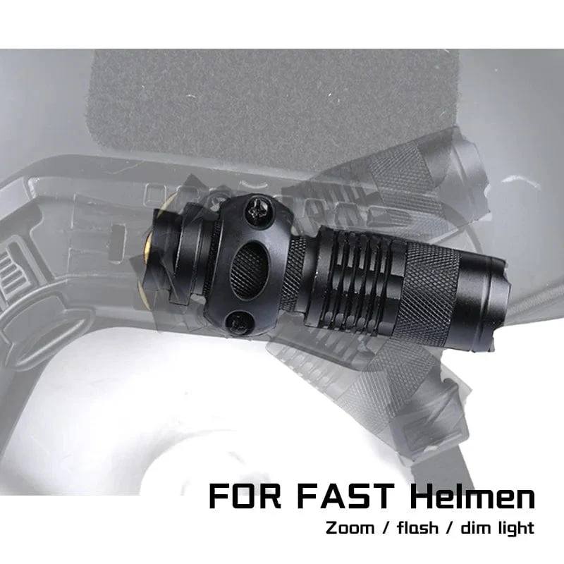 Taktische militärische schnelle Helmleuchte WADSN Taktische Taschenlampe AIrsoft Strobe Constant Moment Helmlampe mit weißem Scout-Licht