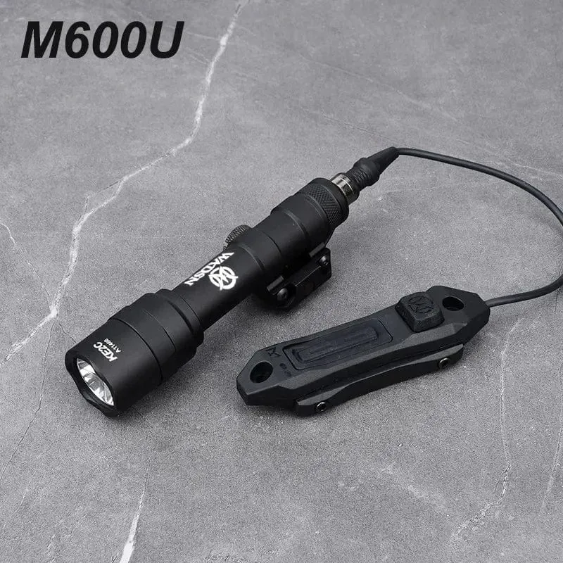 WADSN M600 M600C M600U Airsoft Leistungsstarke Taschenlampe Taktische Taschenlampe Scout Gewehr Pistole Waffe LED Licht Fit 20mm Picatinny Schiene