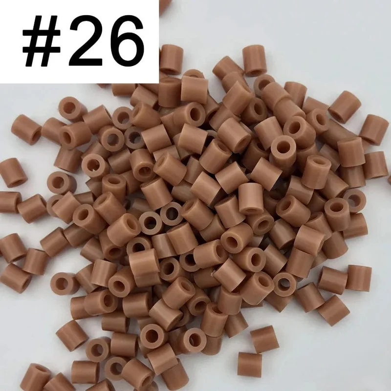 5mm 1000PCS Schwarz weiß grau blau grün lila Hama Perlen für Kinder Eisen Sicherung Perlen diy Puzzles Pixel kunst Geschenk Kinder Spielzeug