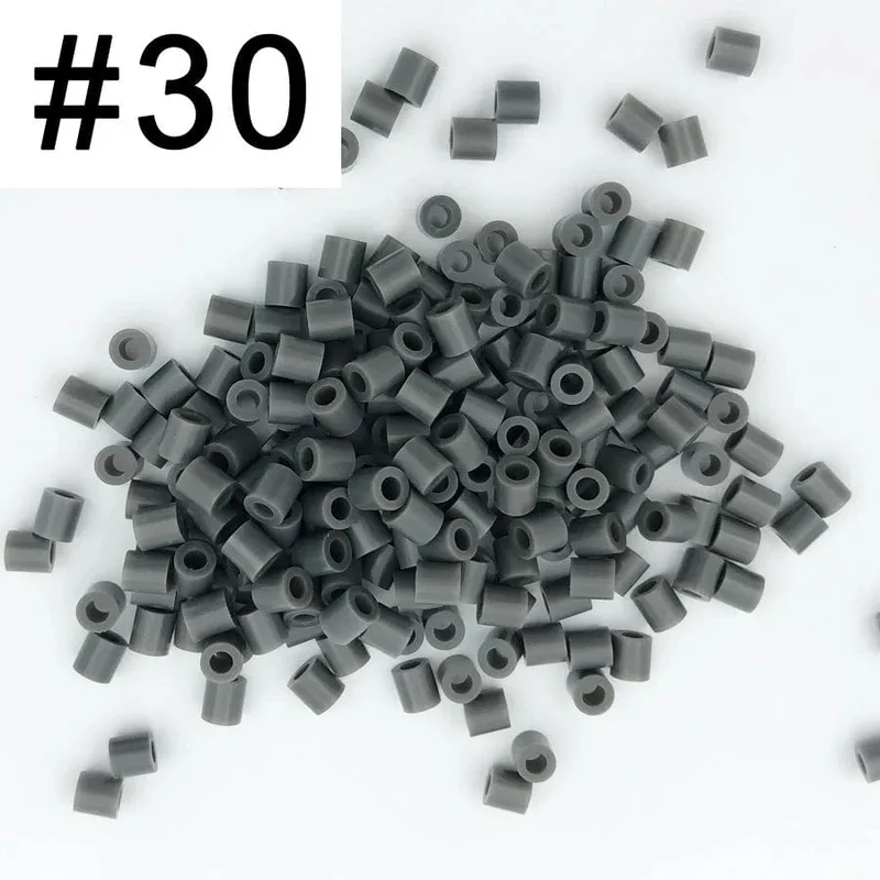 5mm 1000PCS Schwarz weiß grau blau grün lila Hama Perlen für Kinder Eisen Sicherung Perlen diy Puzzles Pixel kunst Geschenk Kinder Spielzeug