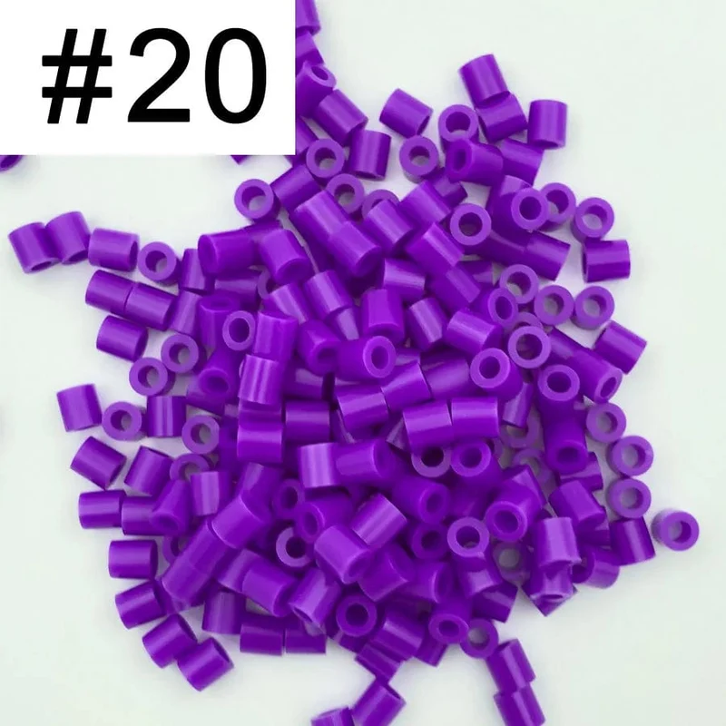 5mm 1000PCS Schwarz weiß grau blau grün lila Hama Perlen für Kinder Eisen Sicherung Perlen diy Puzzles Pixel kunst Geschenk Kinder Spielzeug