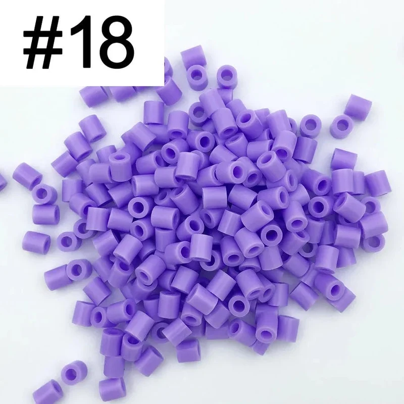 5mm 1000PCS Schwarz weiß grau blau grün lila Hama Perlen für Kinder Eisen Sicherung Perlen diy Puzzles Pixel kunst Geschenk Kinder Spielzeug