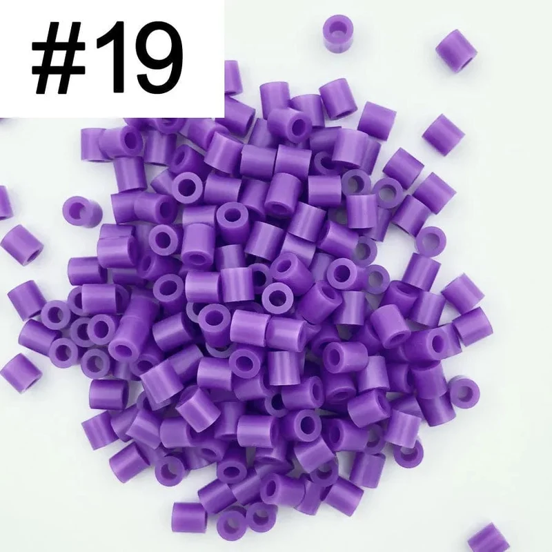 5mm 1000PCS Schwarz weiß grau blau grün lila Hama Perlen für Kinder Eisen Sicherung Perlen diy Puzzles Pixel kunst Geschenk Kinder Spielzeug