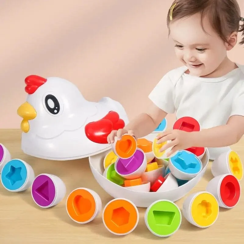 Montessori Lernen Bildungs ​​Mathe Spielzeug Baby Entwicklung Spielzeug Form Spiel Puzzles Eier Spiel Sensorischen Spielzeug Für Kinder 3 4 5 jahre