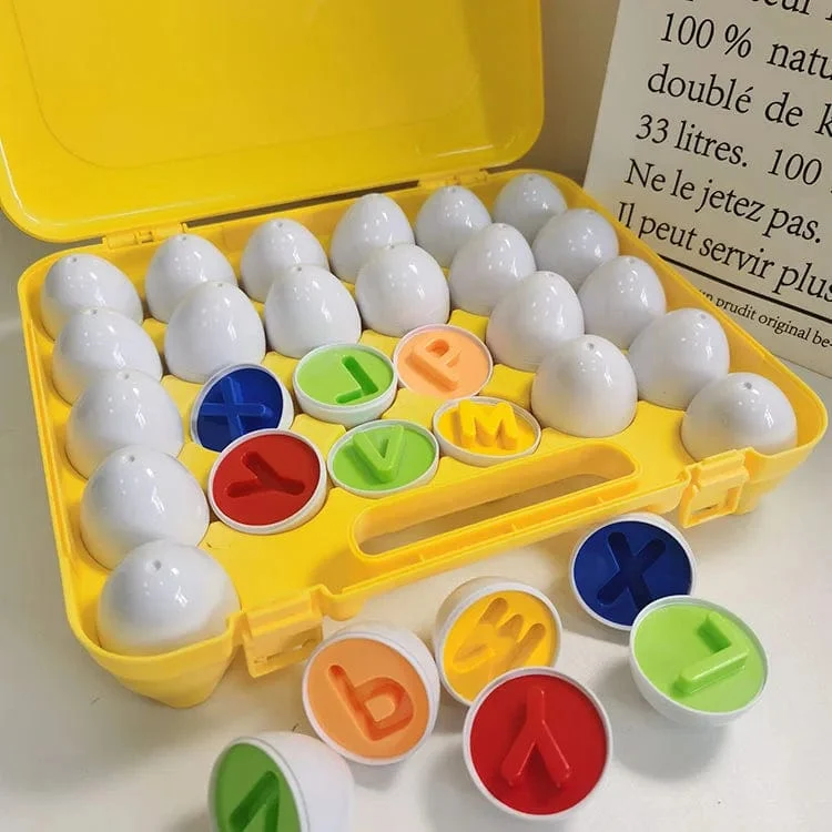 Montessori Lernen Bildungs ​​Mathe Spielzeug Baby Entwicklung Spielzeug Form Spiel Puzzles Eier Spiel Sensorischen Spielzeug Für Kinder 3 4 5 jahre
