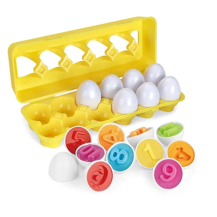 Montessori Lernen Bildungs ​​Mathe Spielzeug Baby Entwicklung Spielzeug Form Spiel Puzzles Eier Spiel Sensorischen Spielzeug Für Kinder 3 4 5 jahre