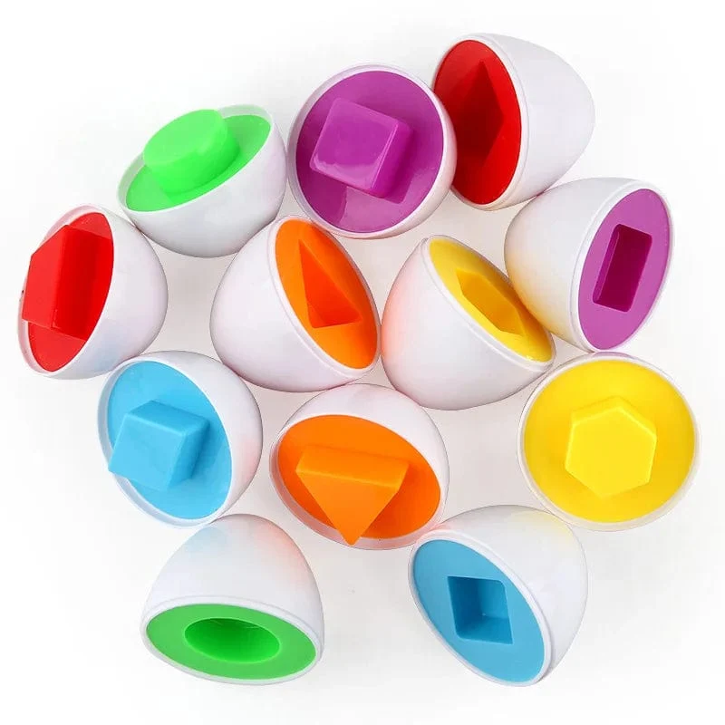 Montessori Lernen Bildungs ​​Mathe Spielzeug Baby Entwicklung Spielzeug Form Spiel Puzzles Eier Spiel Sensorischen Spielzeug Für Kinder 3 4 5 jahre
