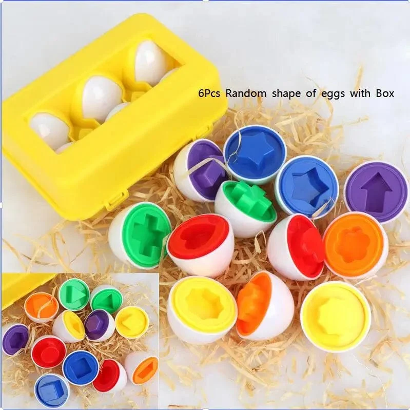 Montessori Lernen Bildungs ​​Mathe Spielzeug Baby Entwicklung Spielzeug Form Spiel Puzzles Eier Spiel Sensorischen Spielzeug Für Kinder 3 4 5 jahre