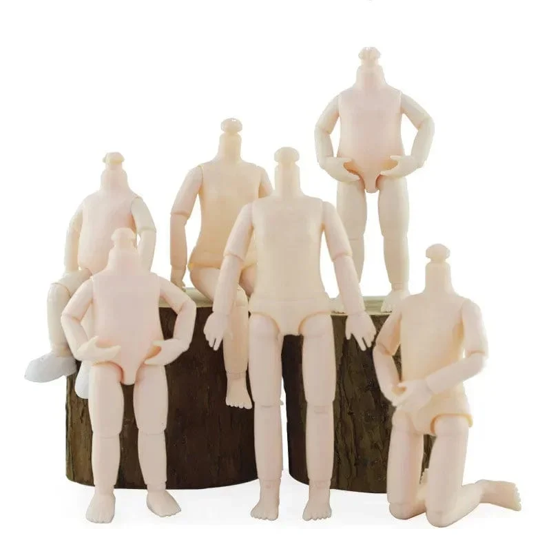 1/8 Bjd Puppen Zubehör Kopf für 12CM Nackten Körper Mini 13 Bewegliche Gelenke Spielzeug Kinder Kind Spielzeug Kinder der Kinder
