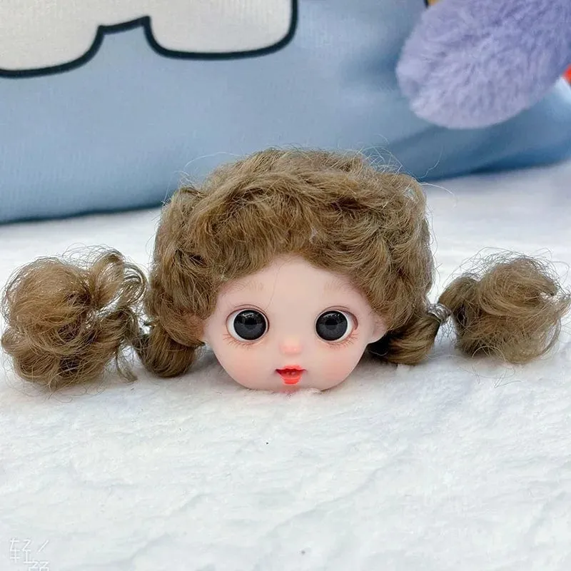 Neue 16 cm Nette Puppe Kopf 1/8 Bjd Multi Gelenke Beweglichen Körper Zubehör 3D Augen Baby Prinzessin Kopf