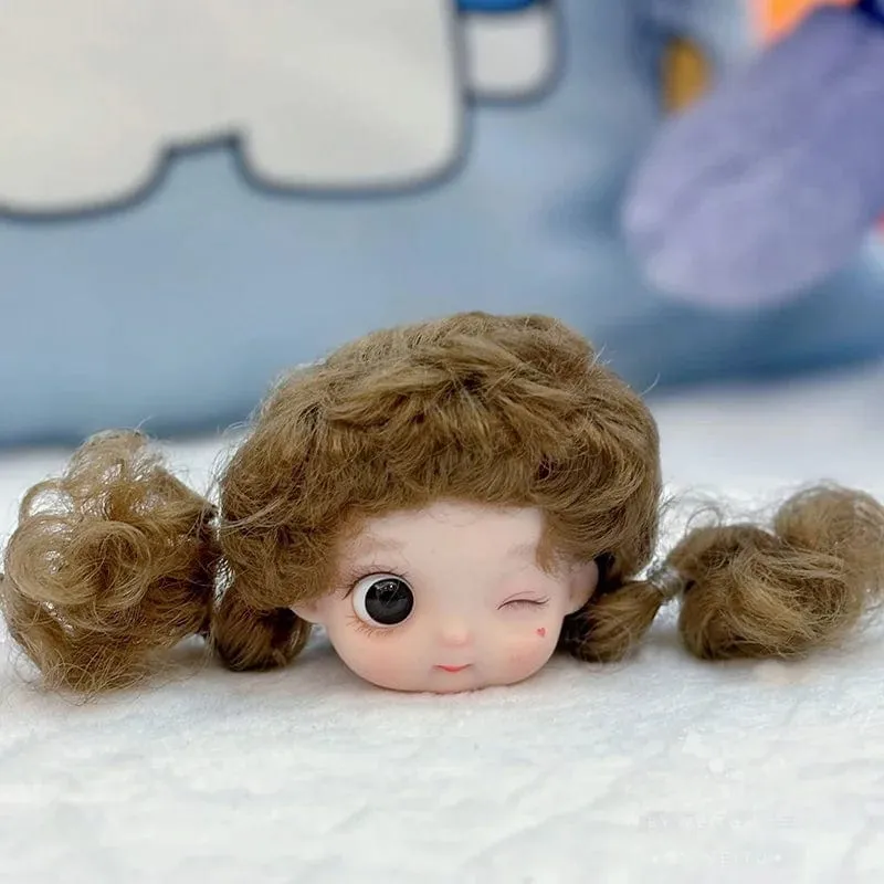 Neue 16 cm Nette Puppe Kopf 1/8 Bjd Multi Gelenke Beweglichen Körper Zubehör 3D Augen Baby Prinzessin Kopf