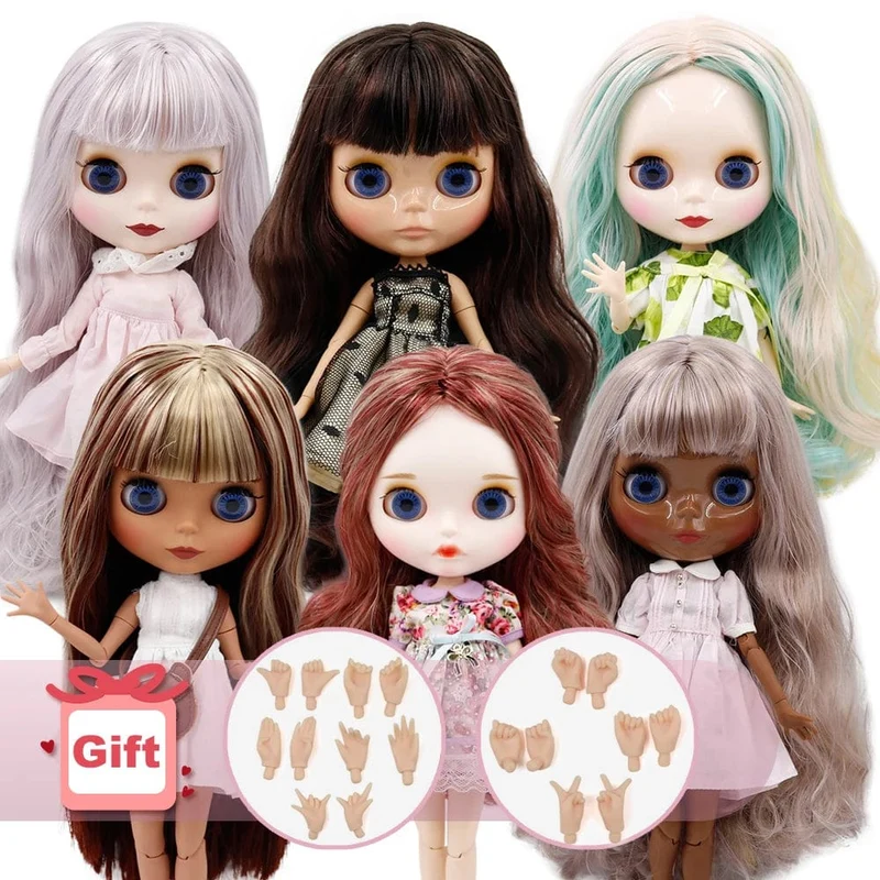 ICY DBS Blyth Puppe nackt 30cm Customized 1/6 bjd mit Gelenkkörper Handsets AB als Mädchengeschenk Sonderpreis