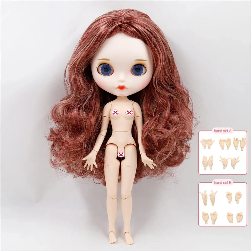 ICY DBS Blyth Puppe nackt 30cm Customized 1/6 bjd mit Gelenkkörper Handsets AB als Mädchengeschenk Sonderpreis