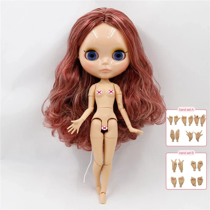 ICY DBS Blyth Puppe nackt 30cm Customized 1/6 bjd mit Gelenkkörper Handsets AB als Mädchengeschenk Sonderpreis