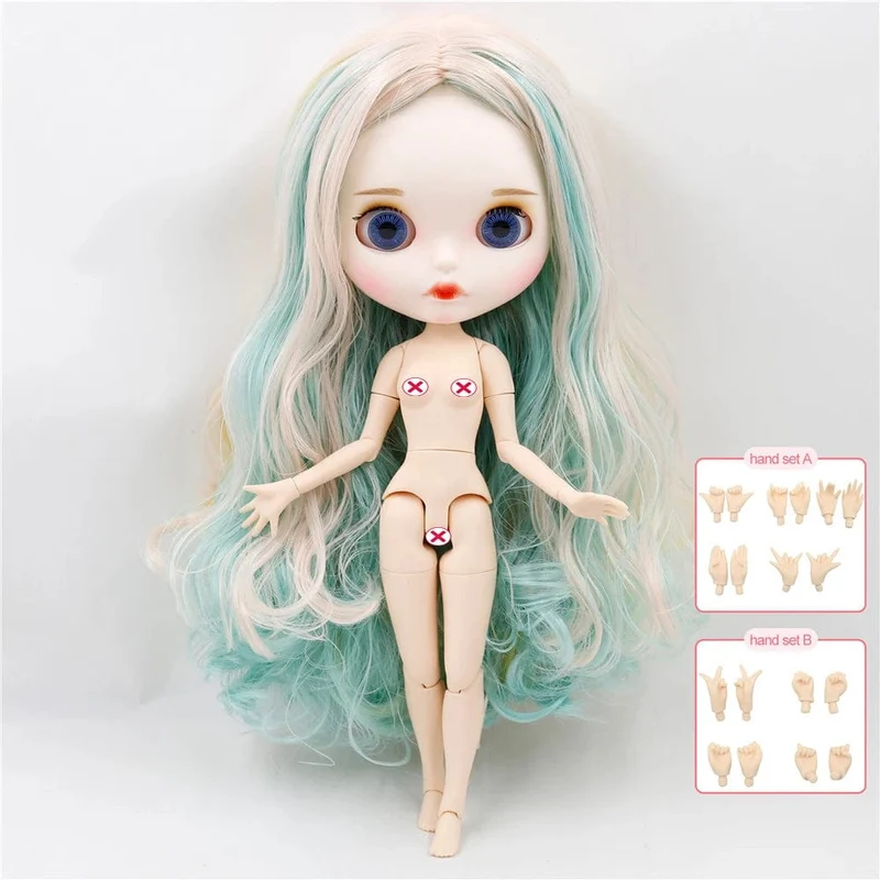 ICY DBS Blyth Puppe nackt 30cm Customized 1/6 bjd mit Gelenkkörper Handsets AB als Mädchengeschenk Sonderpreis