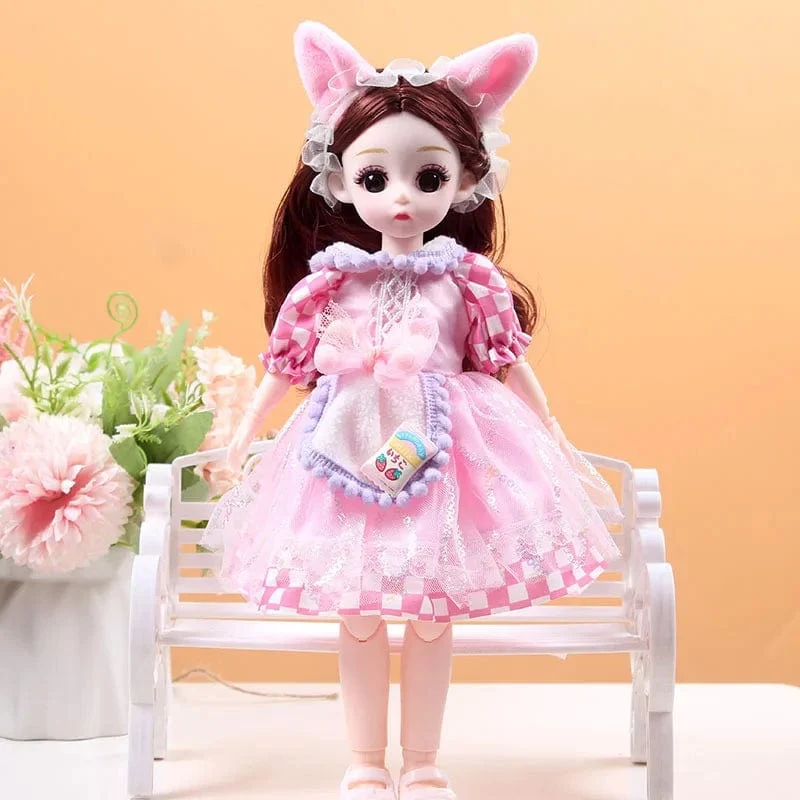 30 cm Neue 1/6 Mädchen Prinzessin Puppe Set 23 Gelenke Bewegliche 30 cm Bjd Puppe mit Kleidung Prinzessin Kleid puppen Mädchen Geburtstag Geschenk Spielzeug