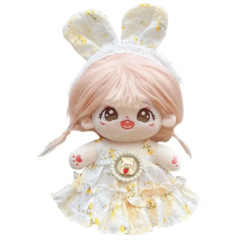 Süße Dres Jk Uniform Kleidung für 20cm Baumwolle Plüsch Lolita Dress Up Kleidung Rock Mode Casual Anzug Socken Mädchen Spielzeug Zubehör
