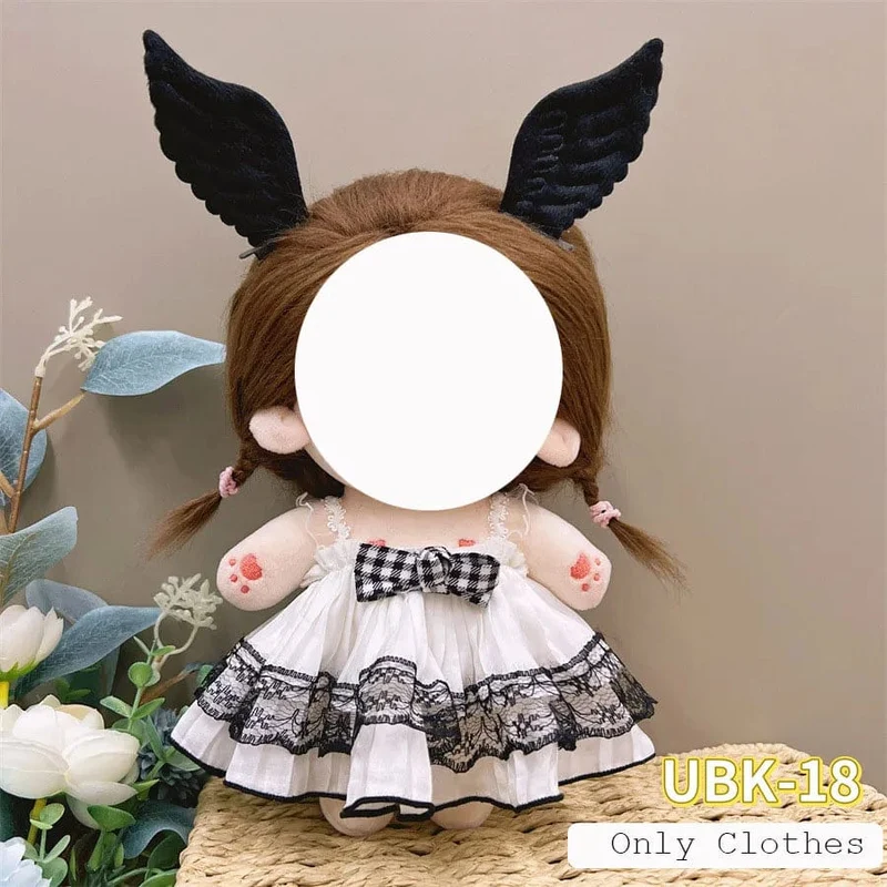 Süße Dres Jk Uniform Kleidung für 20cm Baumwolle Plüsch Lolita Dress Up Kleidung Rock Mode Casual Anzug Socken Mädchen Spielzeug Zubehör