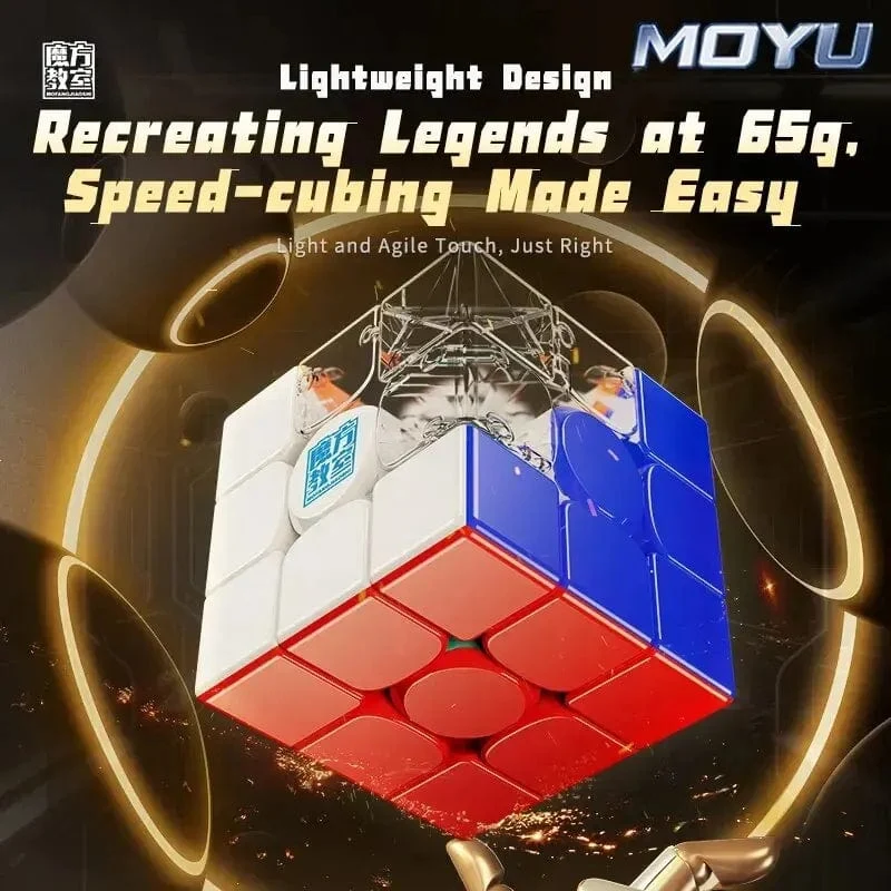 MoYu RS3M V5 3X3 Magnetischer Magic Speed ​​Cube Professionelles Zappelspielzeug RS3 M 2023 V5 Cubo Magico Puzzle