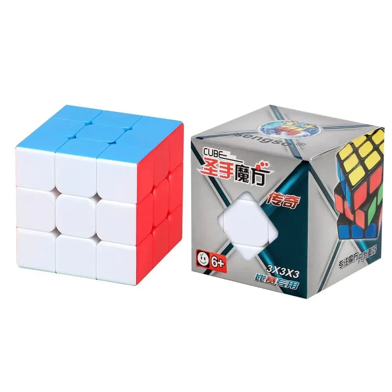 SENGSO Speed ​​Cube 3x3 Legend Series Aufkleberloser Zauberwürfel Berufspuzzle Hochwertiges Zappelspielzeug für Kinder