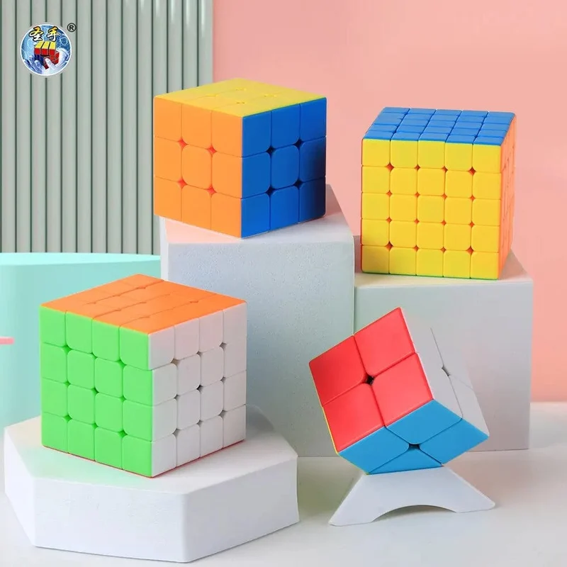 SENGSO Speed ​​Cube 3x3 Legend Series Aufkleberloser Zauberwürfel Berufspuzzle Hochwertiges Zappelspielzeug für Kinder