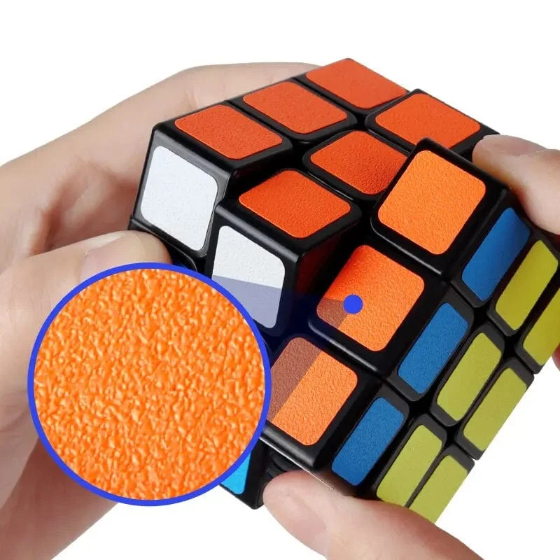 SENGSO Zauberwürfel 3x3 Frosted Texture Sticker Zauberwürfel Lernspielzeug Kinder Puzzle Spielzeug Für Wettkampfwürfel