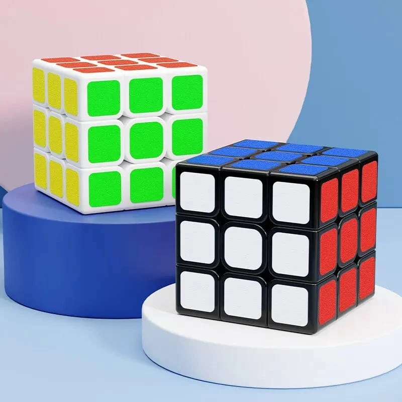 SENGSO Zauberwürfel 3x3 Frosted Texture Sticker Zauberwürfel Lernspielzeug Kinder Puzzle Spielzeug Für Wettkampfwürfel