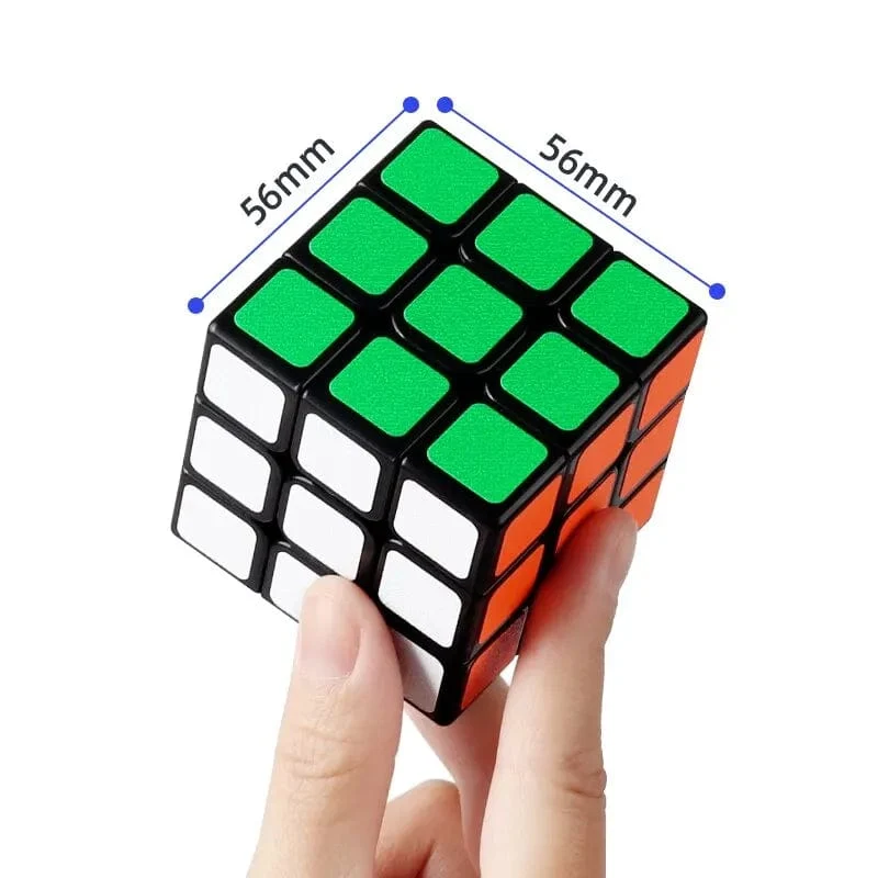 SENGSO Zauberwürfel 3x3 Frosted Texture Sticker Zauberwürfel Lernspielzeug Kinder Puzzle Spielzeug Für Wettkampfwürfel